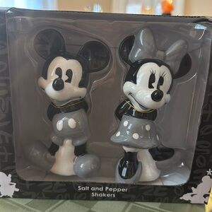 Mickey Mouse and Mini Mouse salt and Pepper Shakers- brand new in box